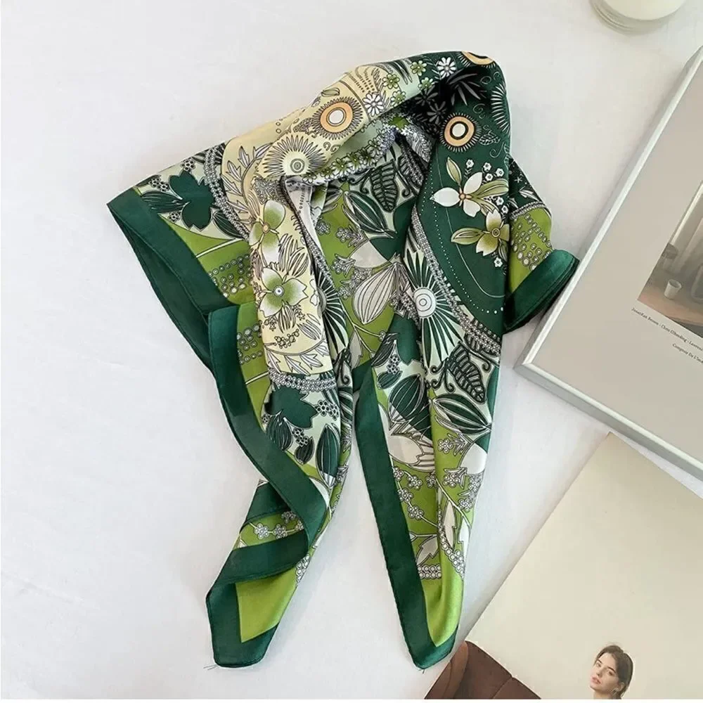 Four Leaf Clover Silky Scarf 🍀